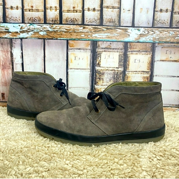 Fly London Other - Men's FLY LONDON chukka boots. Grey, real suede. Sz 13/46
